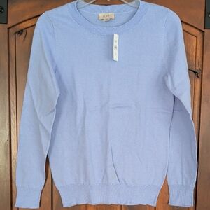 LOFT Pastel Purple Crewneck Sweater